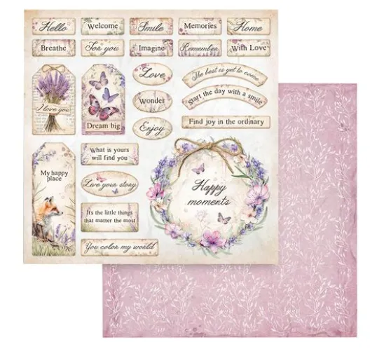 Scrapbook-Block "Lavender"