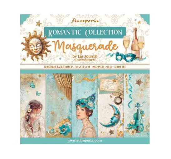 Scrapbook-Block "Masquerade"