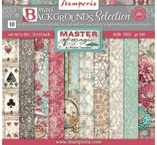 Scrapbook-Block "Master of Magic - Backgrounds"