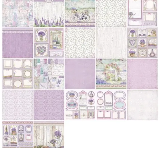 Scrapbook-Block "Provence"