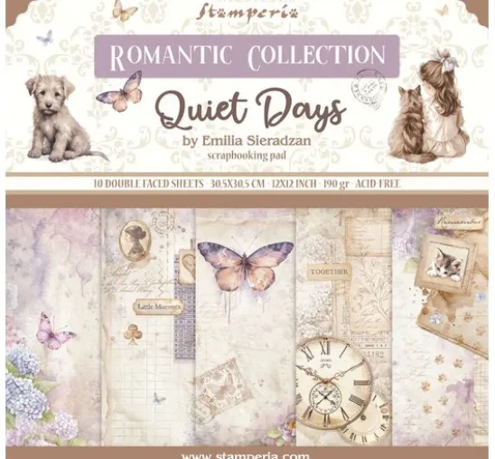 Scrapbook-Block "Quiet Days"