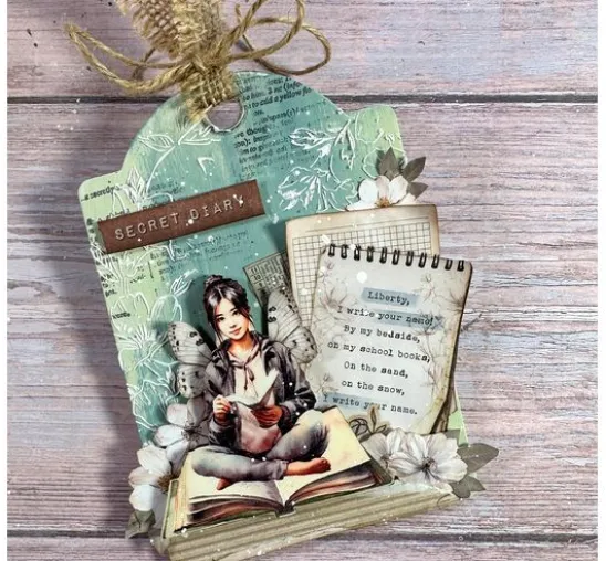 Scrapbook-Block "Secret Diary"