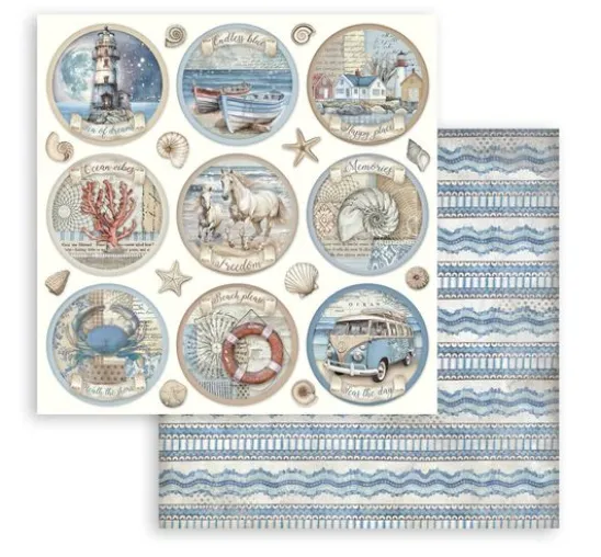 Scrapbook-Block "Silent Sea"