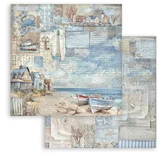 Scrapbook-Block "Silent Sea"