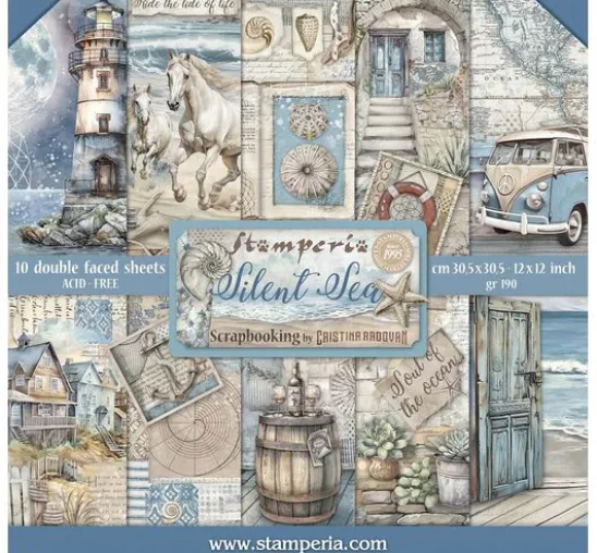 Scrapbook-Block "Silent Sea"