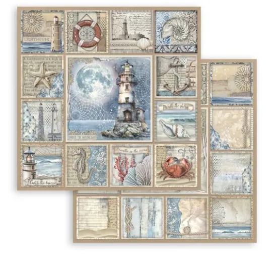 Scrapbook-Block "Silent Sea"