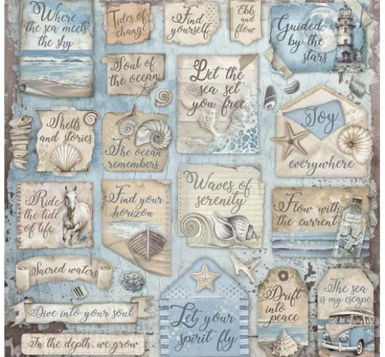 Scrapbook-Block "Silent Sea"