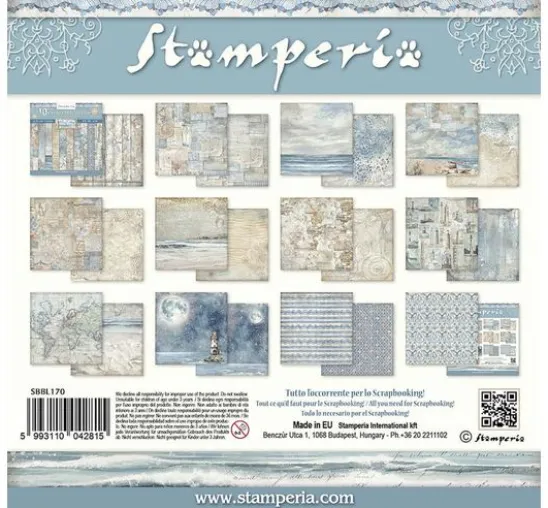 Scrapbook-Block "Silent Sea Backgrounds"