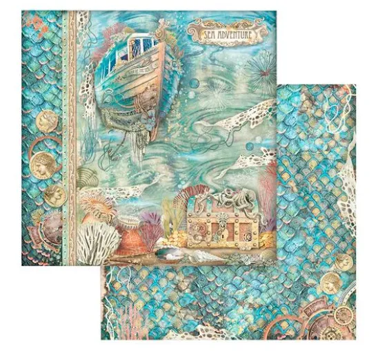 Scrapbook-Block "Songs of the Sea"