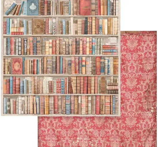 Scrapbook-Block "Vintage Library Backgrounds"