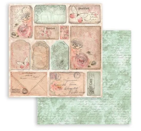 Scrapbooking Pad "Shabby Rose"