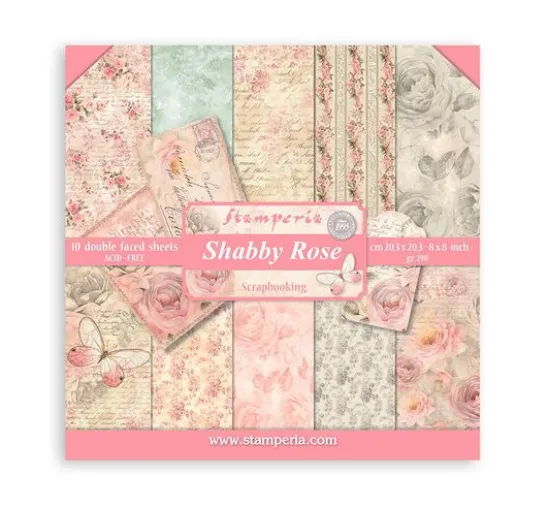Scrapbooking Pad "Shabby Rose"