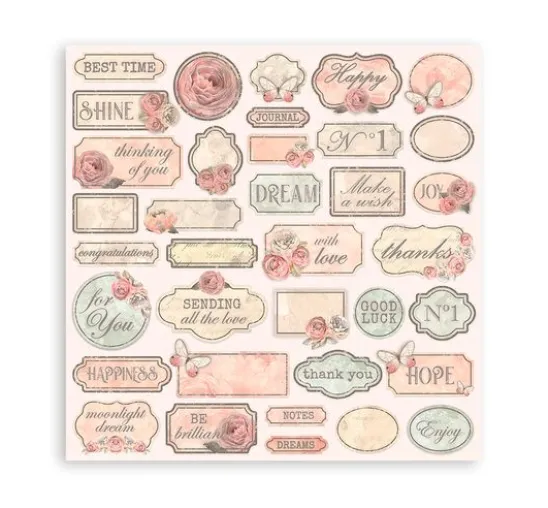 Scrapbooking Pad "Shabby Rose"
