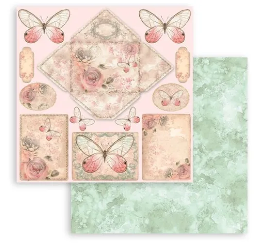 Scrapbooking Pad "Shabby Rose"