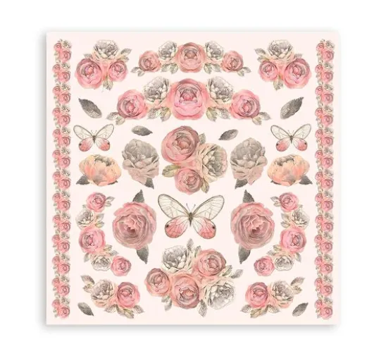 Scrapbooking Pad "Shabby Rose"