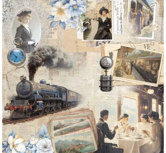 Scrapbook-Papier "Eastern Journey"