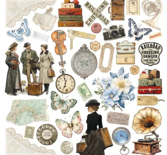 Scrapbook-Papier "Eastern Journey"