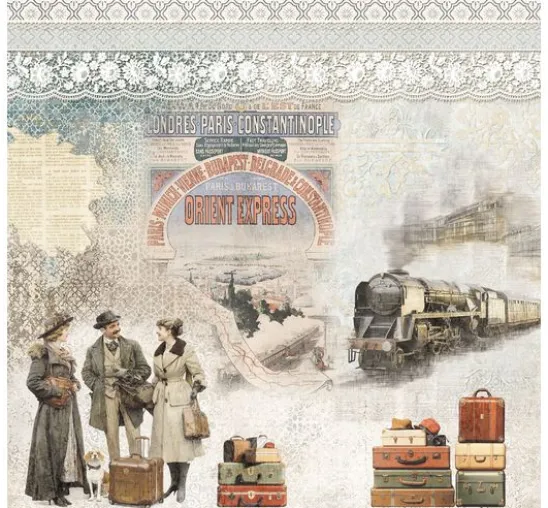 Scrapbook-Papier "Eastern Journey"