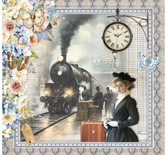 Scrapbook-Papier "Eastern Journey"