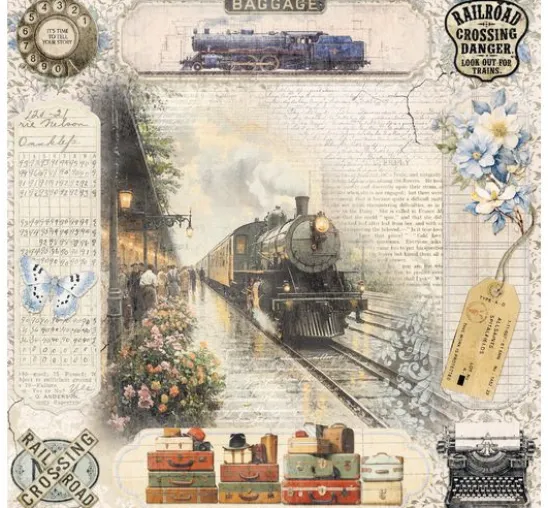 Scrapbook-Papier "Eastern Journey"