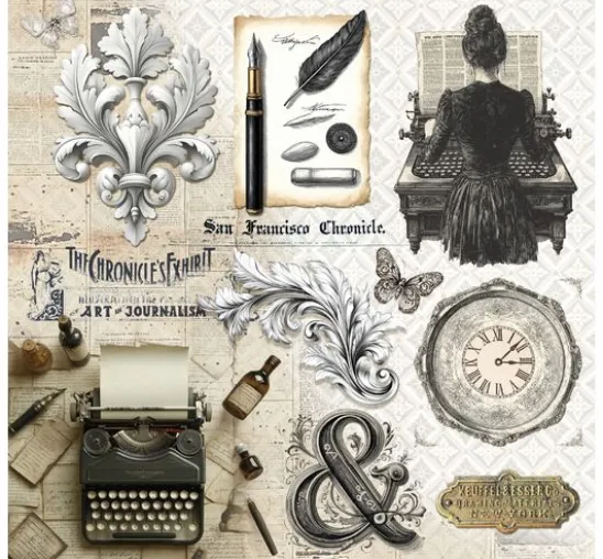Scrapbook-Papier "Typographic"