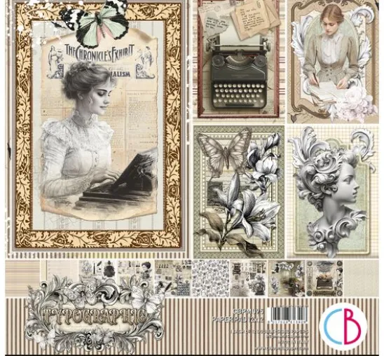 Scrapbook-Papier "Typographic"