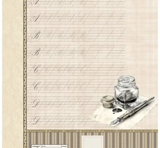 Scrapbook-Papier "Typographic"