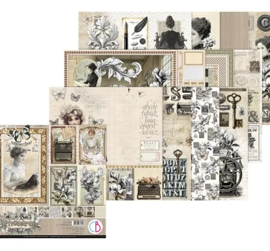 Scrapbook-Papier "Typographic"