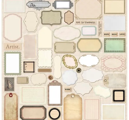 Scrapbook-Papier "Typographic"