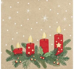 Serviette "Advent Lights"