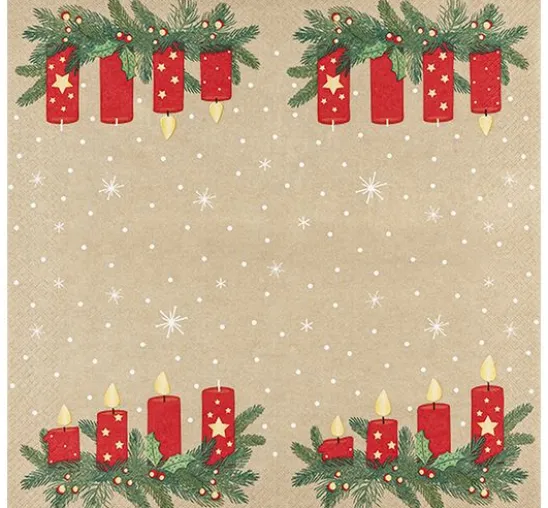 Serviette "Advent Lights"