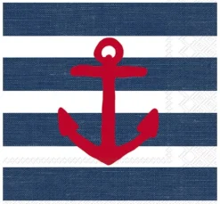Serviette "Anchor blue"