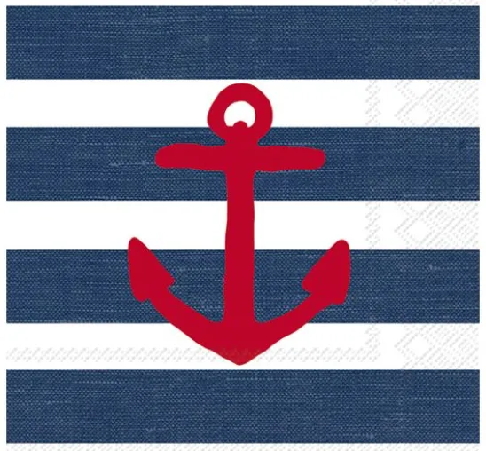 Serviette "Anchor blue"