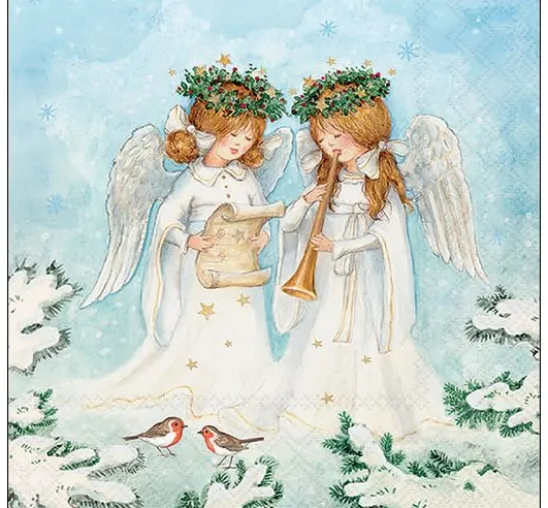 Serviette "Angel Musicians"