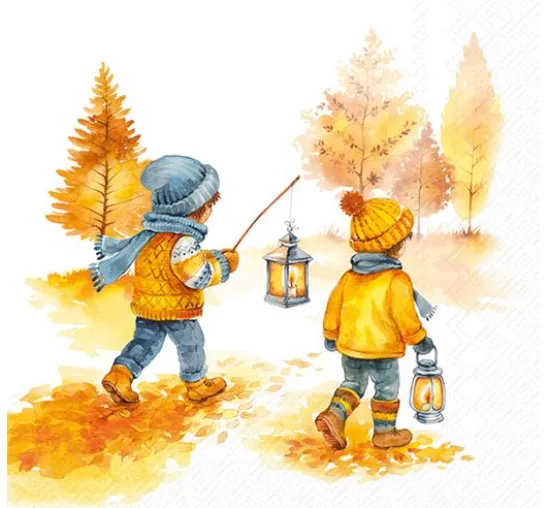 Serviette "Autumn Walk"