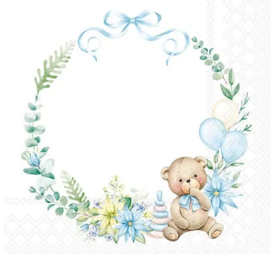 Serviette "Baby Teddy"