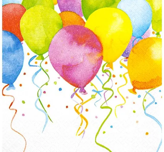 Serviette"Ballon Party"