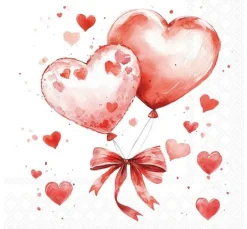 Serviette "Balloon Hearts"