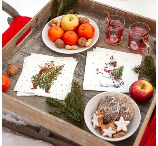 Serviette "Beary Christmas"