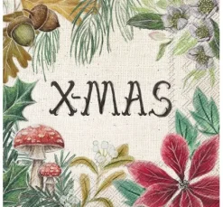 Serviette "Beautiful X-Mas"
