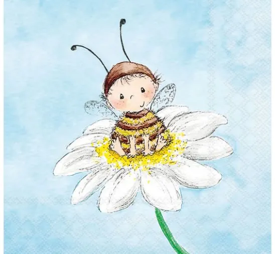 Serviette "Bee Child"