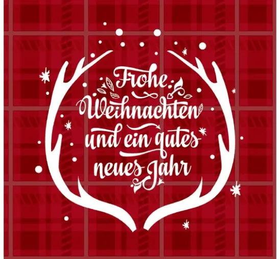 Serviette "Best Wishes"
