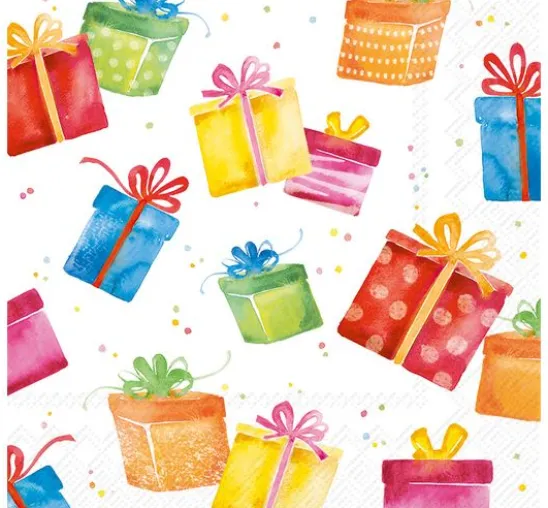 Serviette "Birthday Presents"