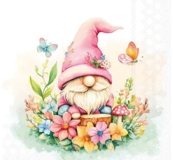 Serviette "Charming Gnome"