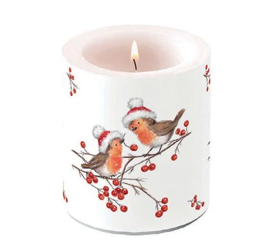 Serviette "Christmas Robins"