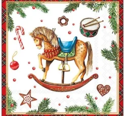 Serviette "Classic Rocking Horse"