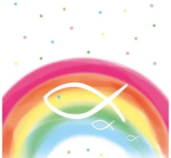 Serviette "Colorful Rainbow"