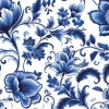 Serviette "Delft blue Florals"
