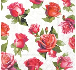 Serviette "Elegant Roses"