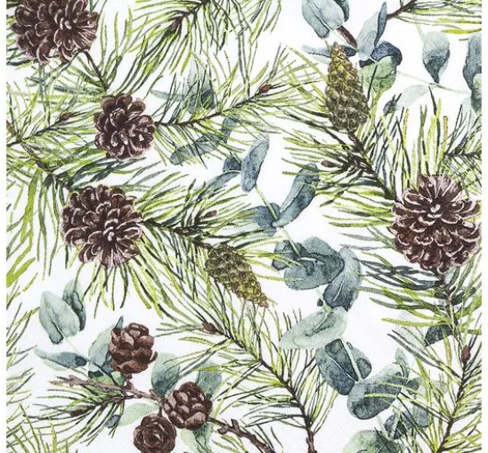 Serviette "Eucalyptus and Pine"